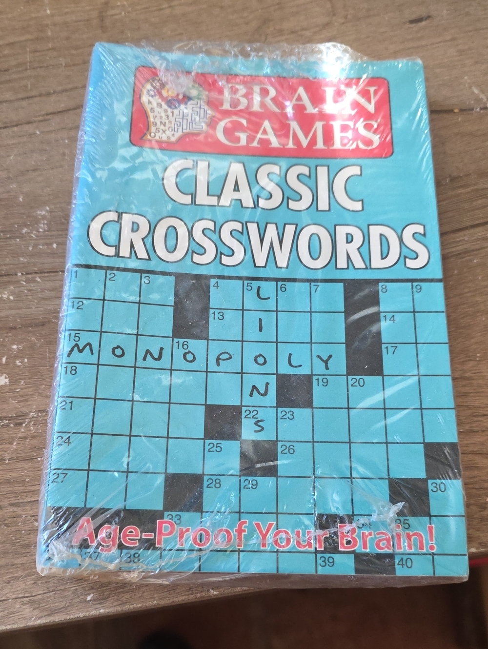 Classic Crosswords Word puzzles 10 Pack - Blue